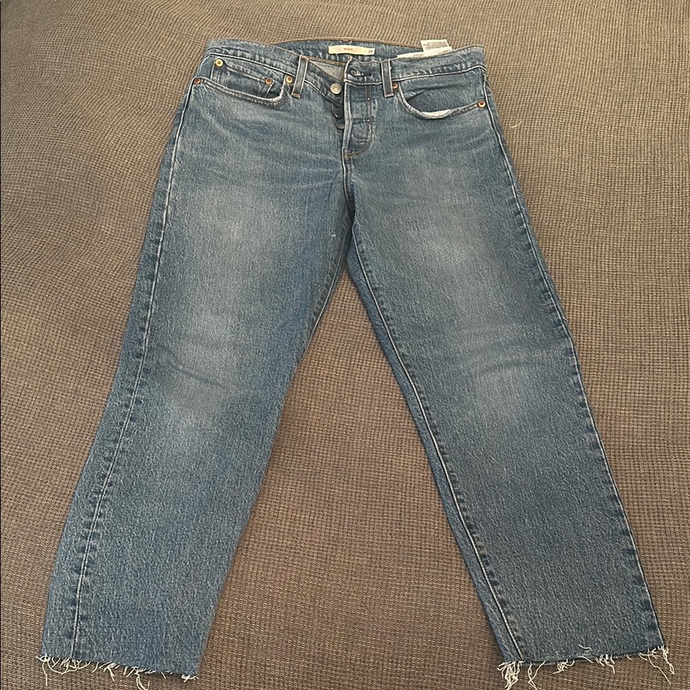 Levi's Blue Straight Leg Jeans